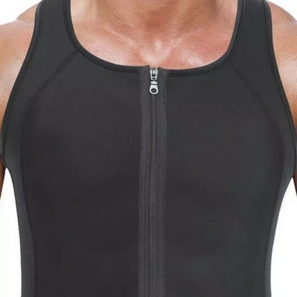 Musuos Slimming Neoprene Body Shaper Men's Vest M - Picture 2 of 2
